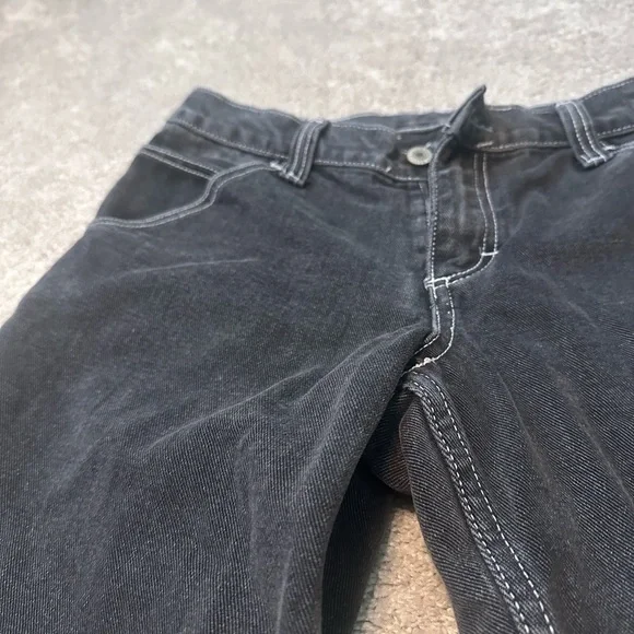 Women's Black Flare & Wide Leg Jeans - Picture 4 of 7